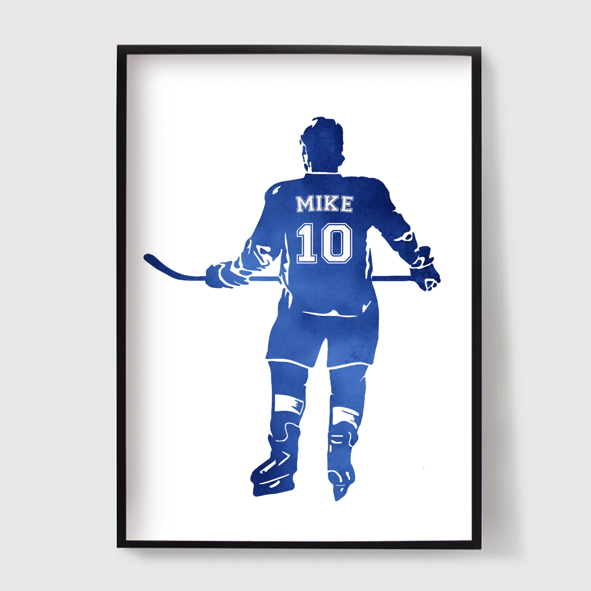 Plakat - Hockeyspillertrøye / Personlig tilpasset