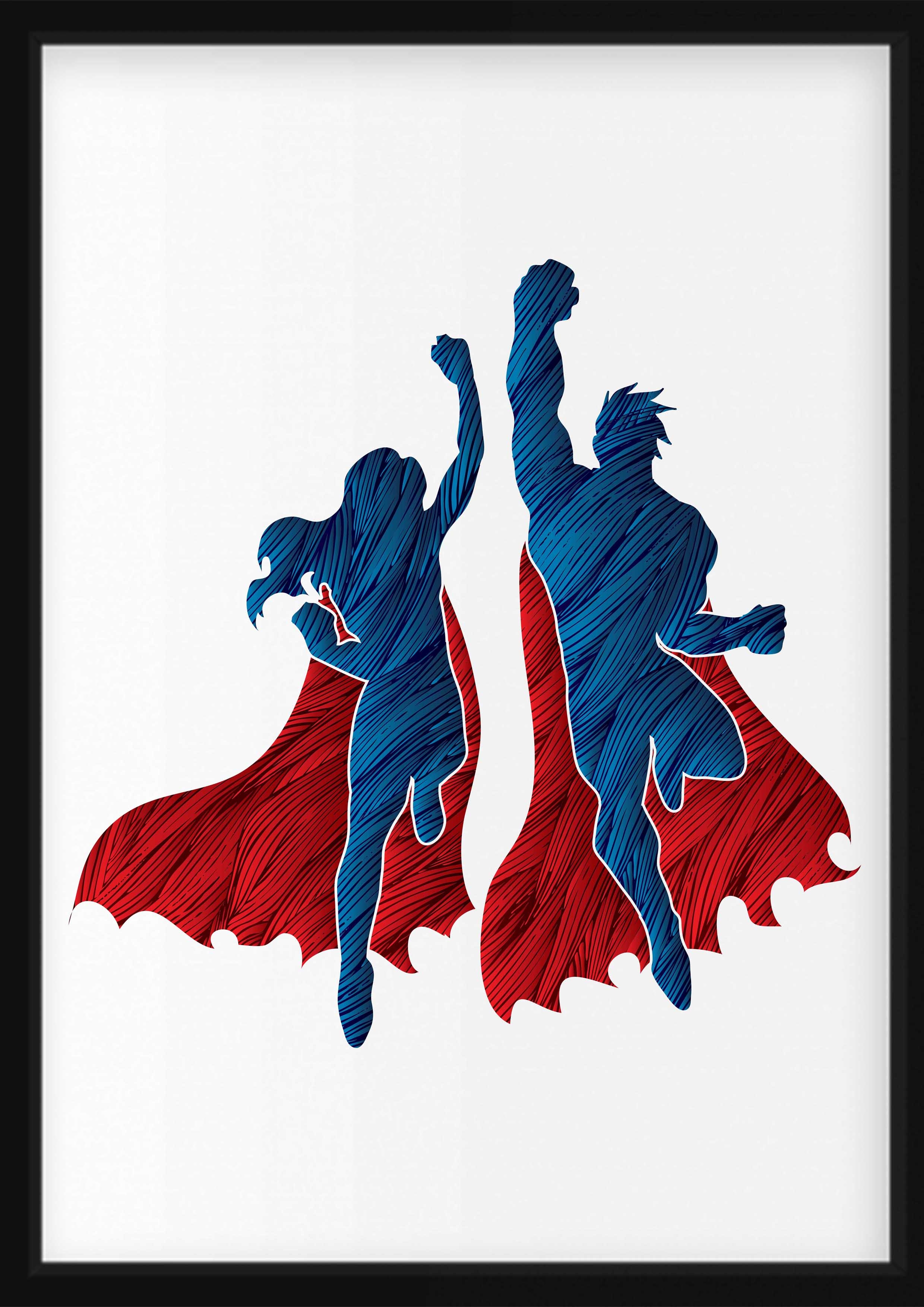 PLAKATER - SUPERHELTER OPP