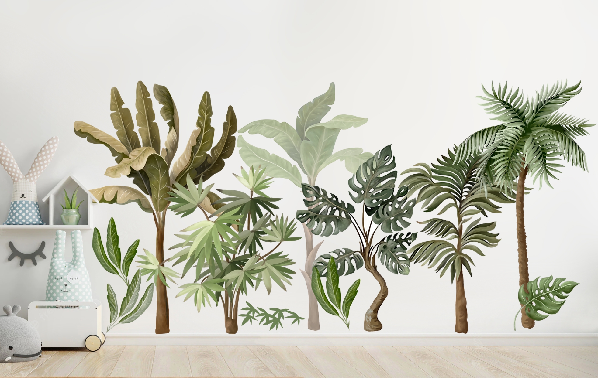 Veggklistremerke - Palmetrær