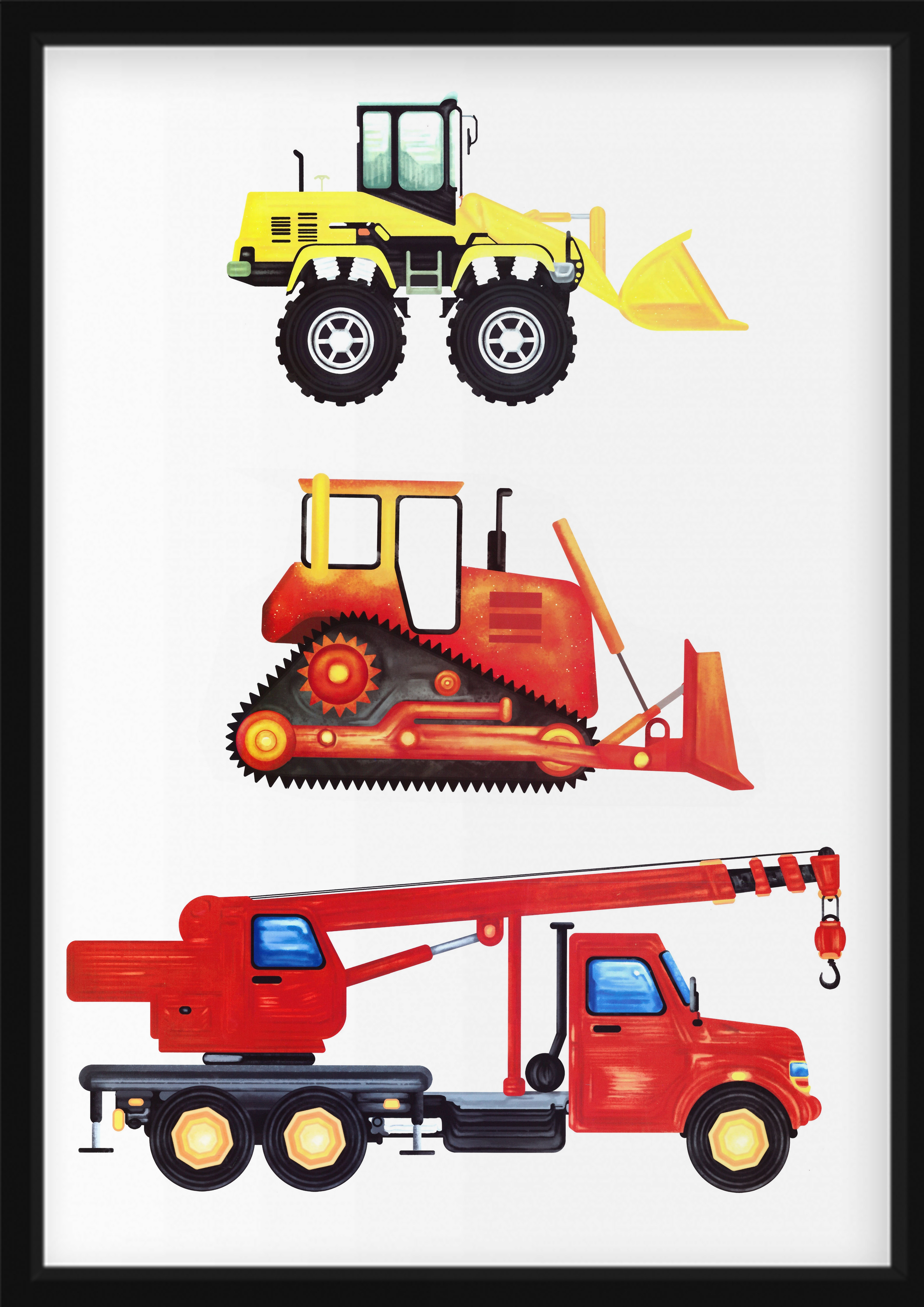 Plakat - Kjøretøy / Kran
