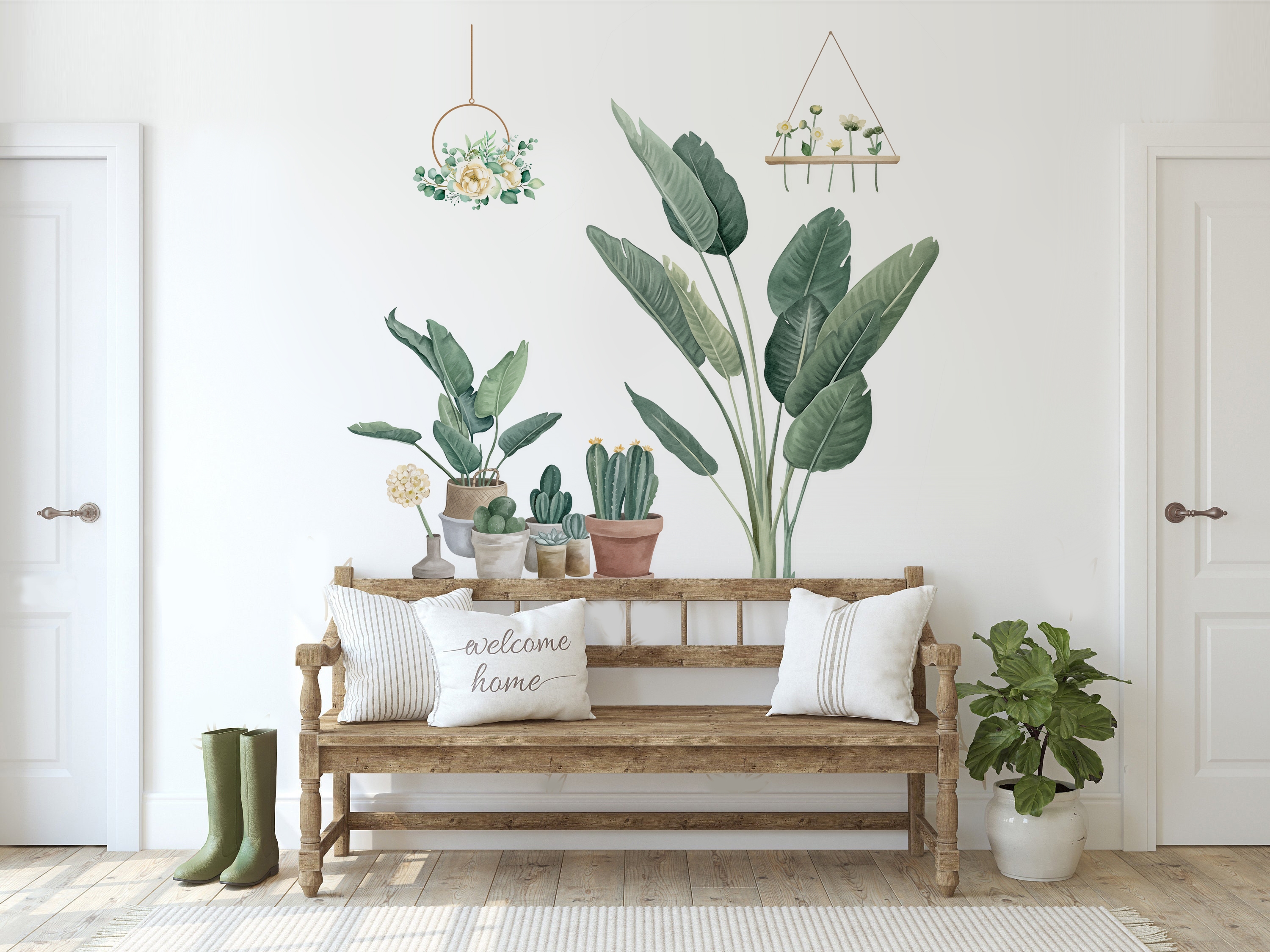 Veggklistremerke - Fresh and Green Plants