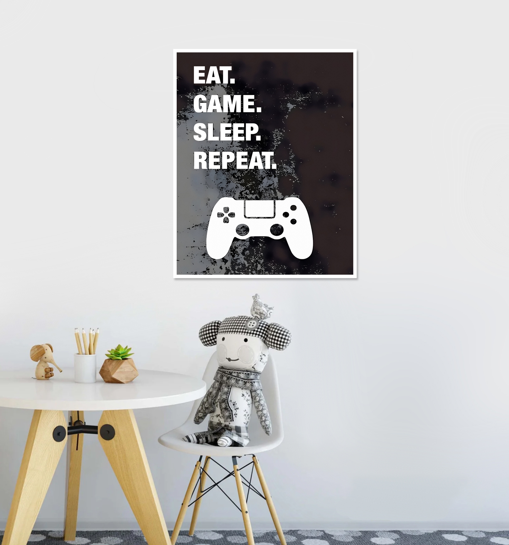 Plakat - Spill / EAT GAME SLEEP REPEAT