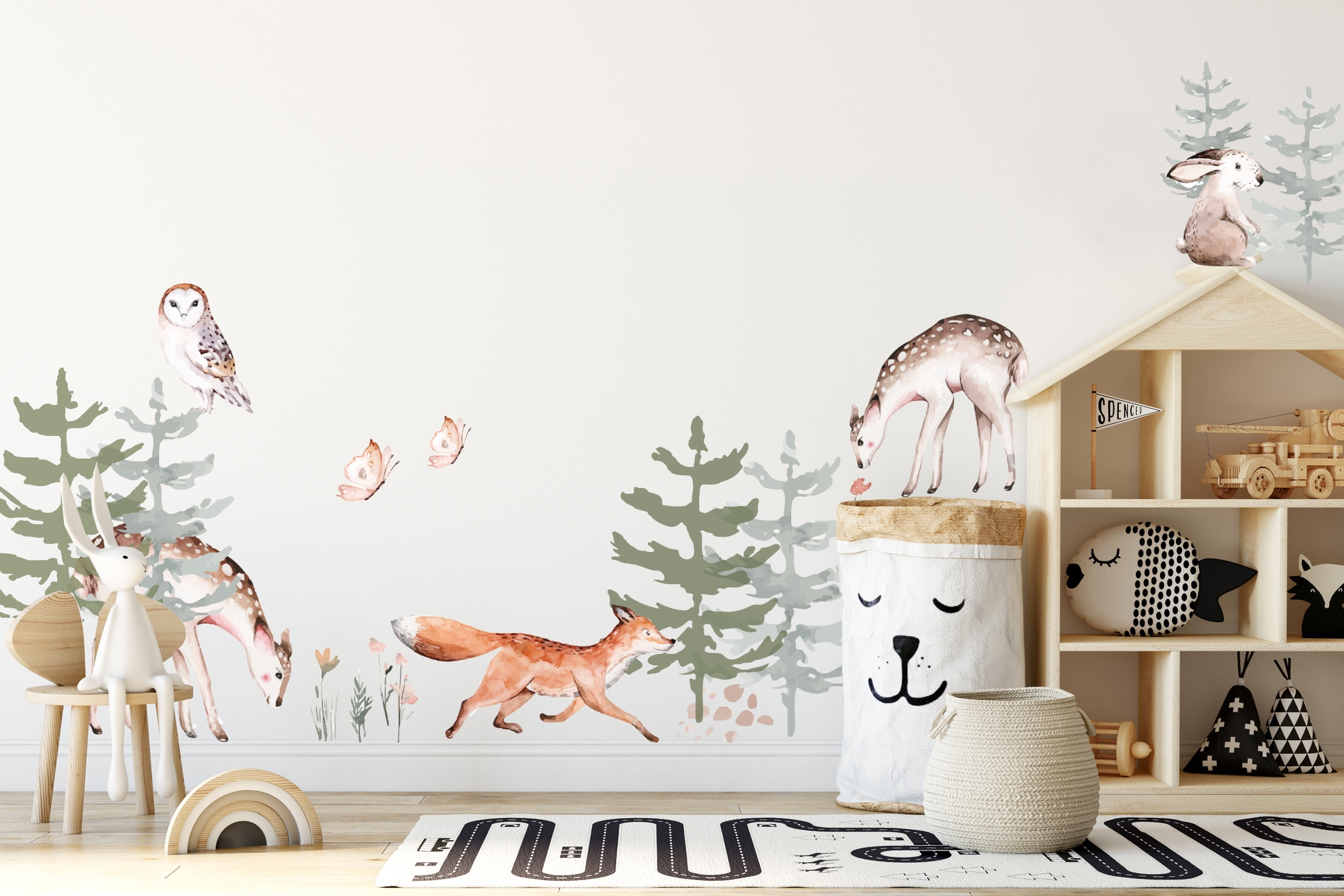 Wallstickers- skog Grand XL