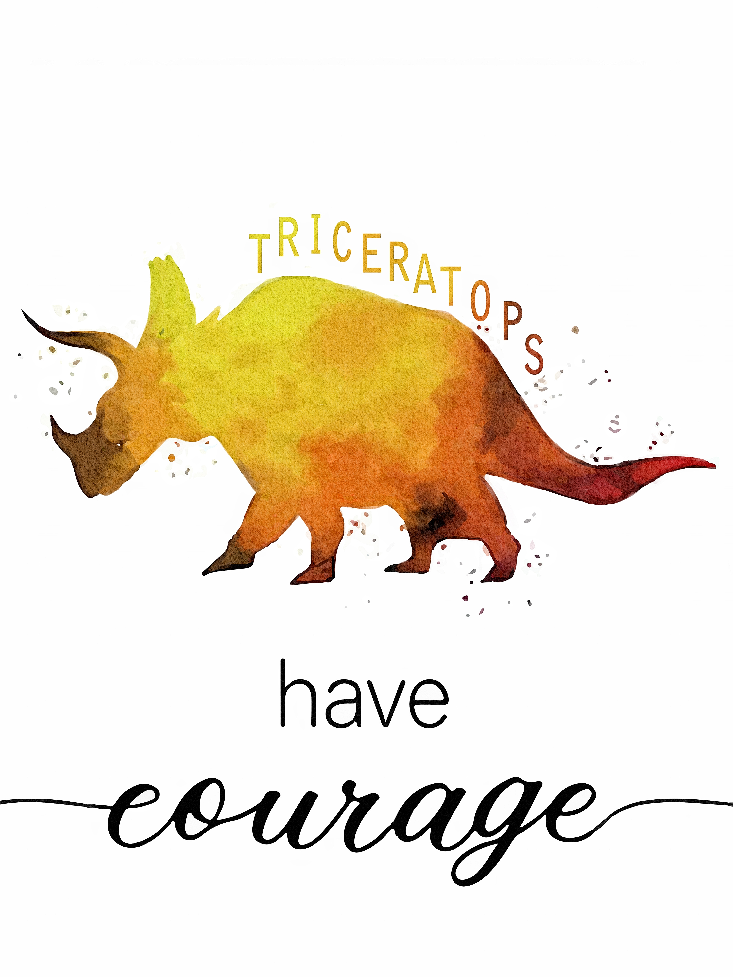 Plakat - TRICERATOPS / Have Courage