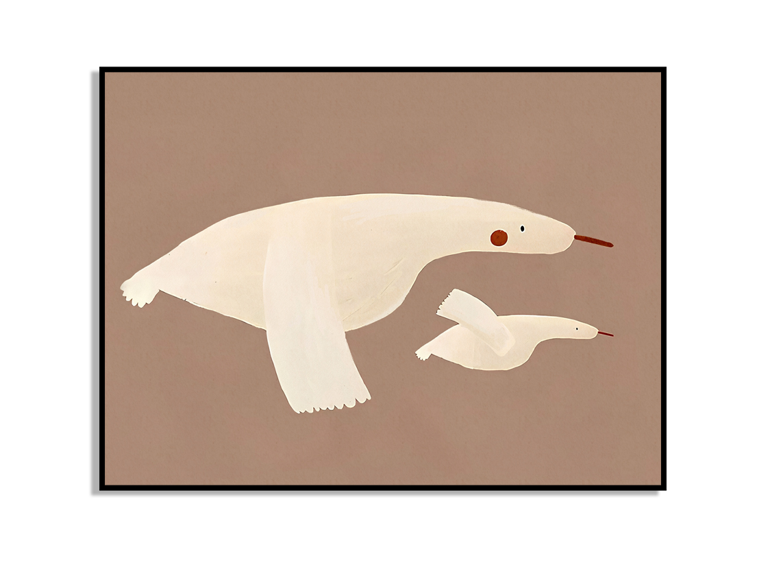 Plakat - Flyvende fugler / 02