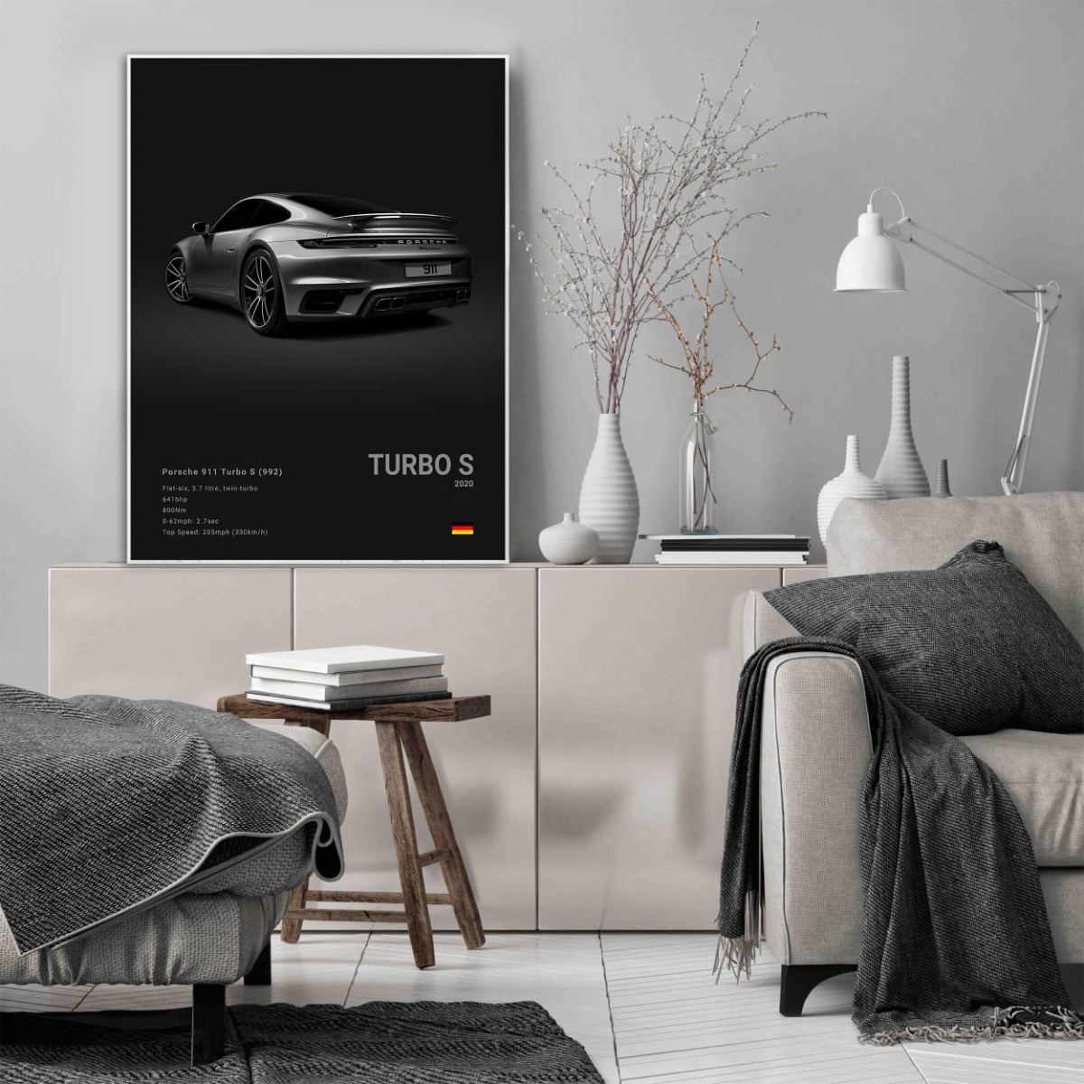 Plakat – Luksussportsbil / TURBO S