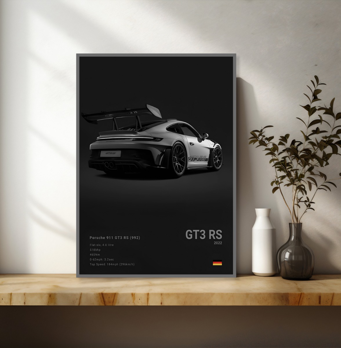 Plakat – Porsche 911 GT3 RS (992) / GT3 RS 2022 / 02