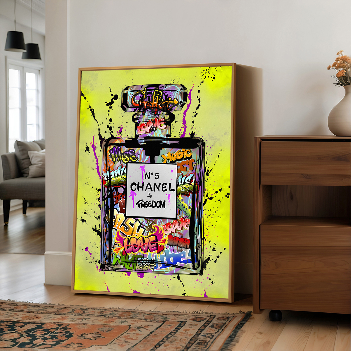 Plakat – Graffitikunst /  N°5 CHANEL by Freedom / 02
