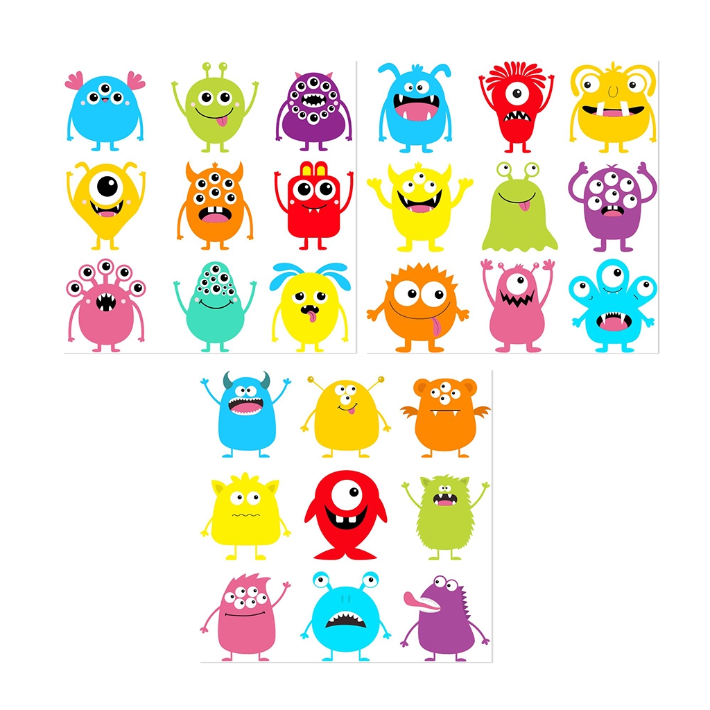 Veggklistremerke - Minimonstre