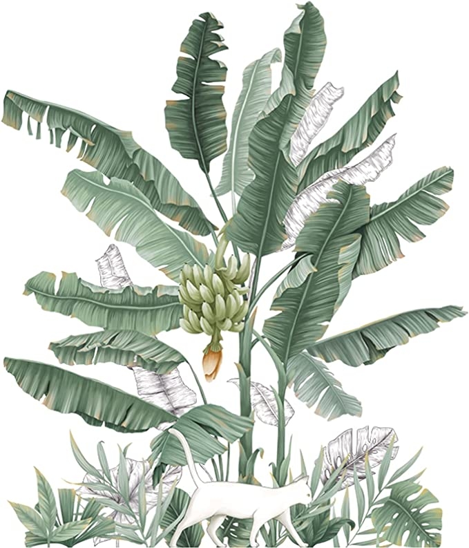 Veggklistremerke - Banan Plant