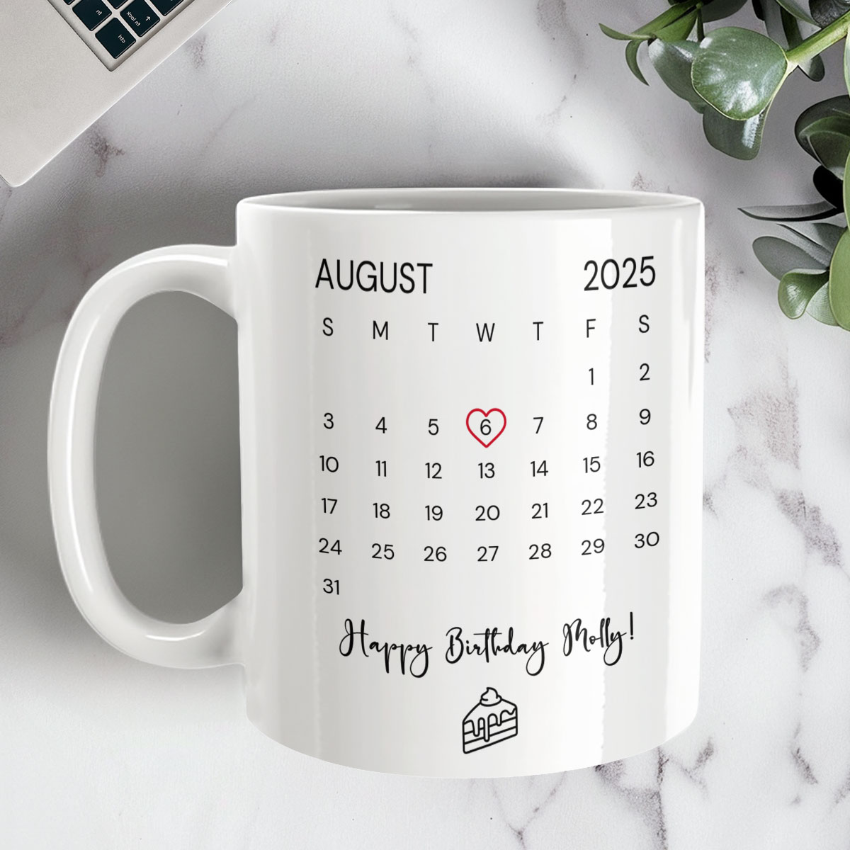 Personlige krus - Bursdagskalender