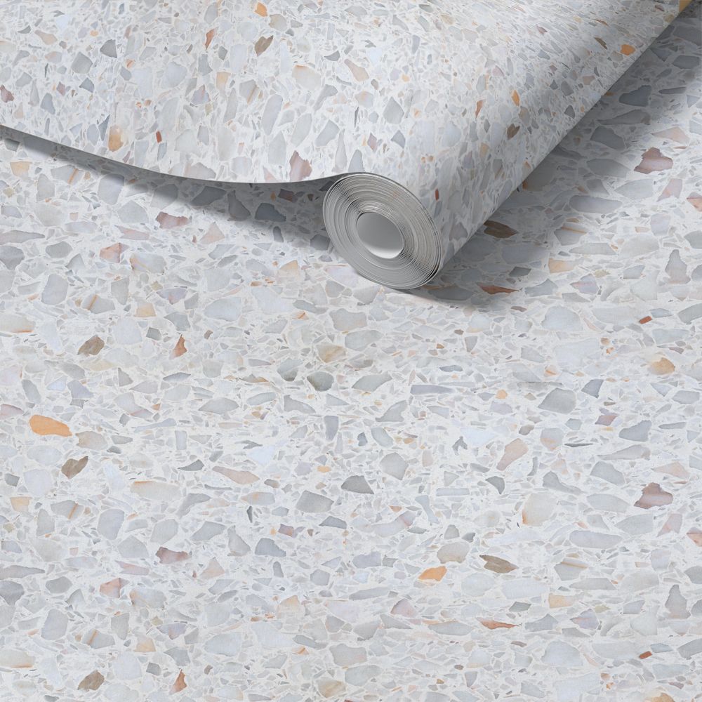 Kontaktpapir i terrazzo-stil