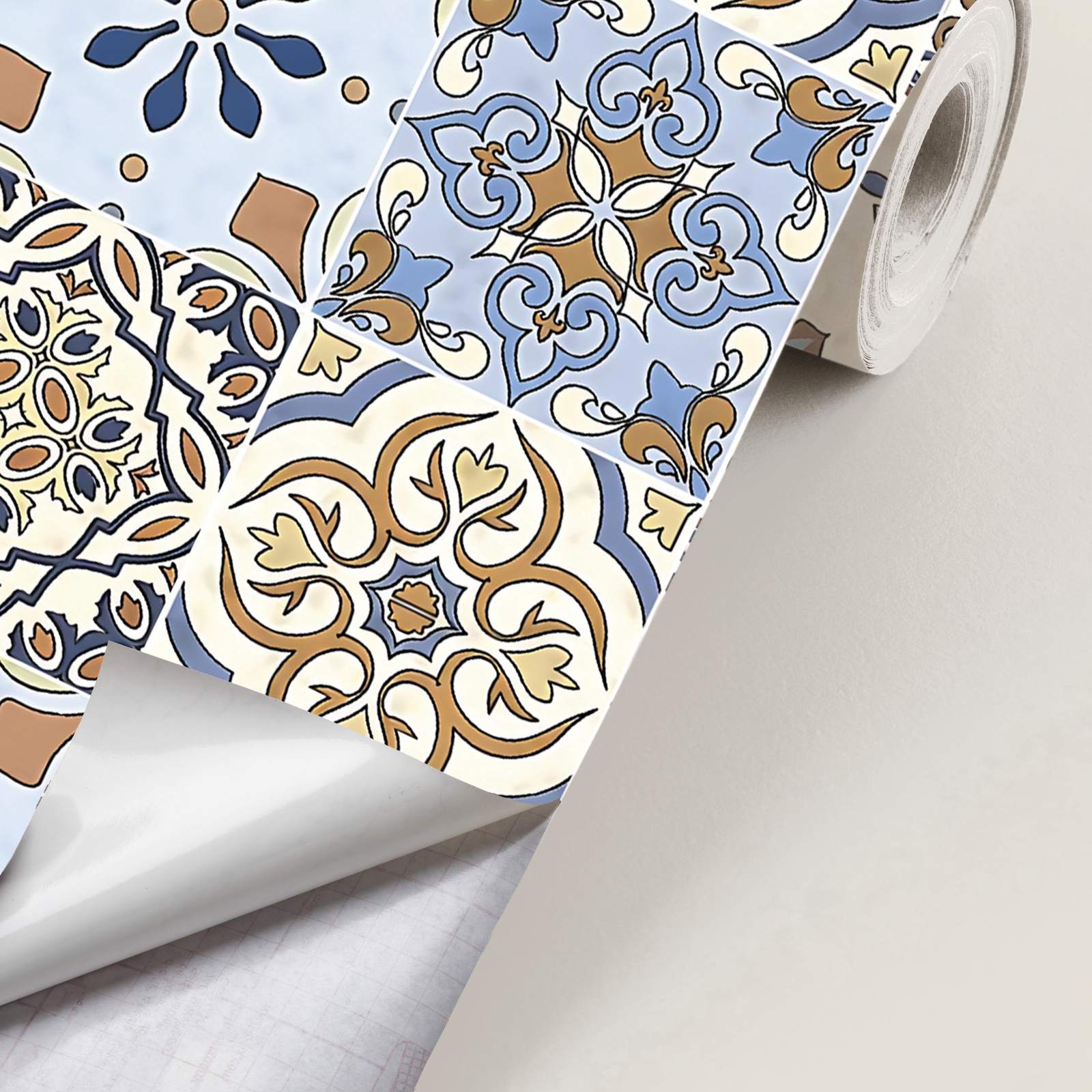 Contact Paper - Marokkanske Fliser / Peel and Stick