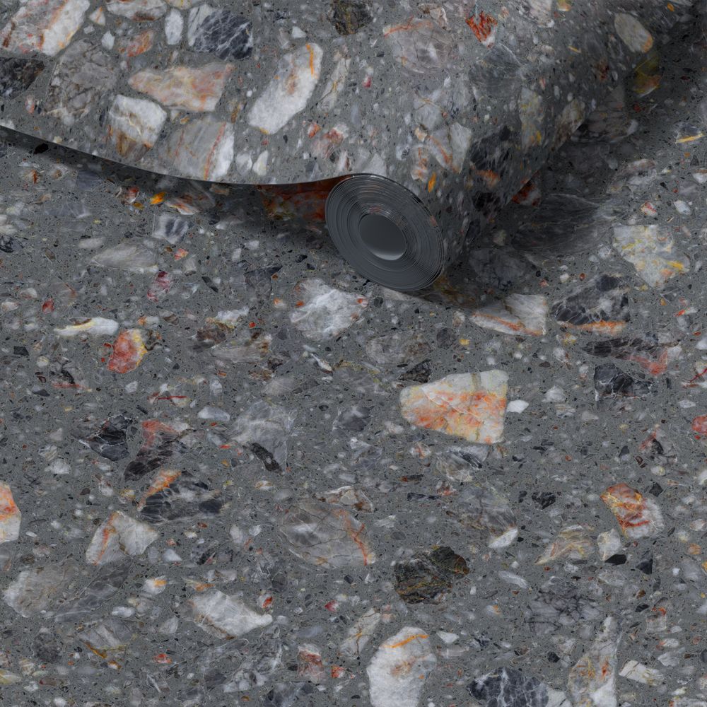 Terrazzo Grå Kontaktpapir