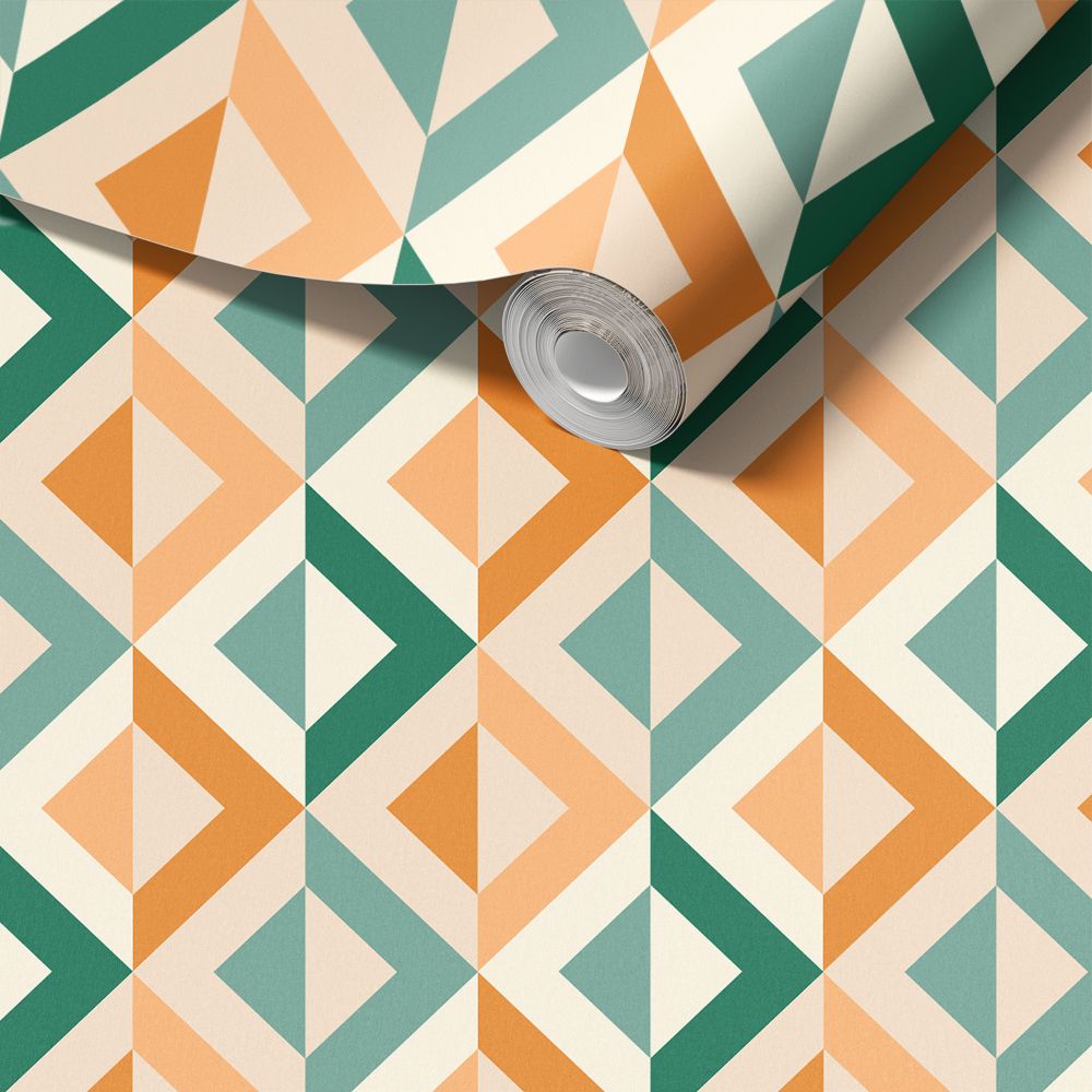 Contact Paper - Geometrisk Mønster / Peel and Stick