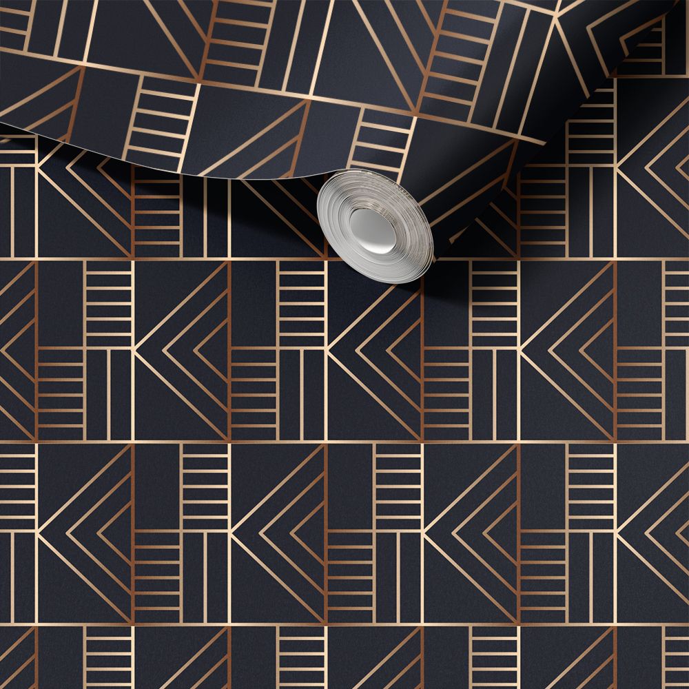 Contact Paper - Art Deco Mønster / Peel and Stick
