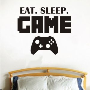 Veggklistremerke - Eat / Sleep / Game