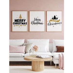  Plakat - Merry Christmas / Sett med 3