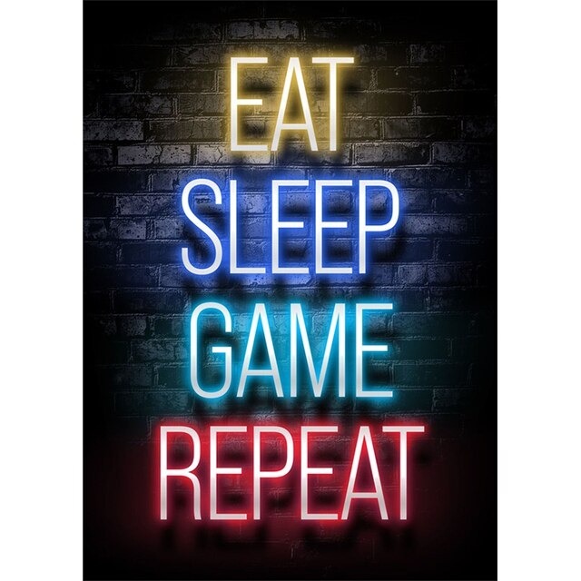 Plakat - EAT SLEEP GAME REPEAT