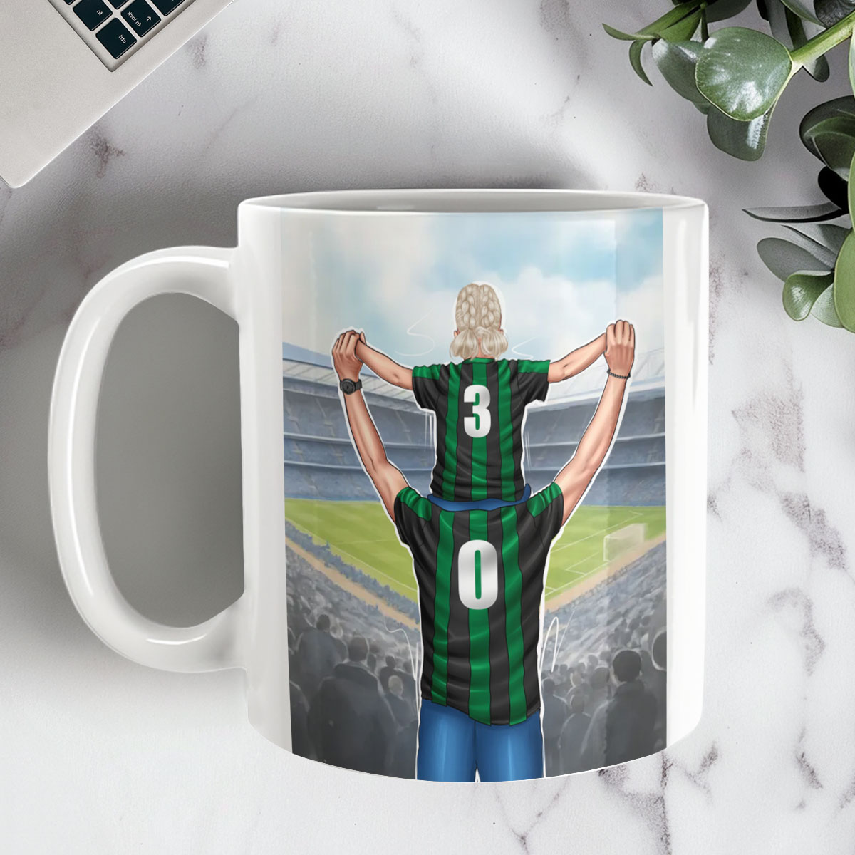 Personlig Kopp - Fotballfan Design