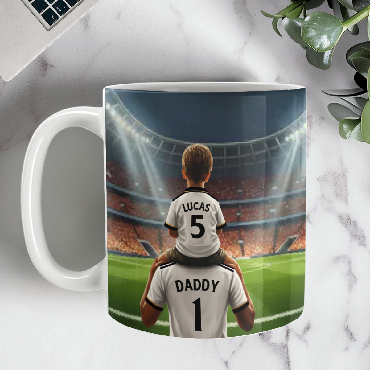 Personlige Krus - Fotballstadion Design