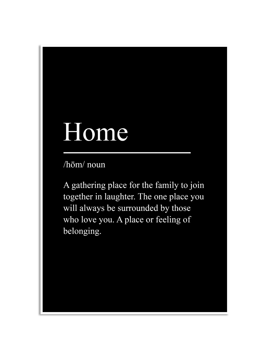 Plakat – Home