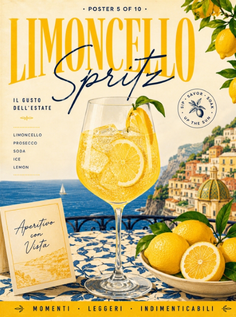Plakat - Limoncello Spritz