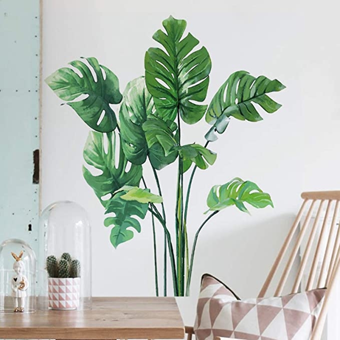Veggklistremerke - Monstera forlater