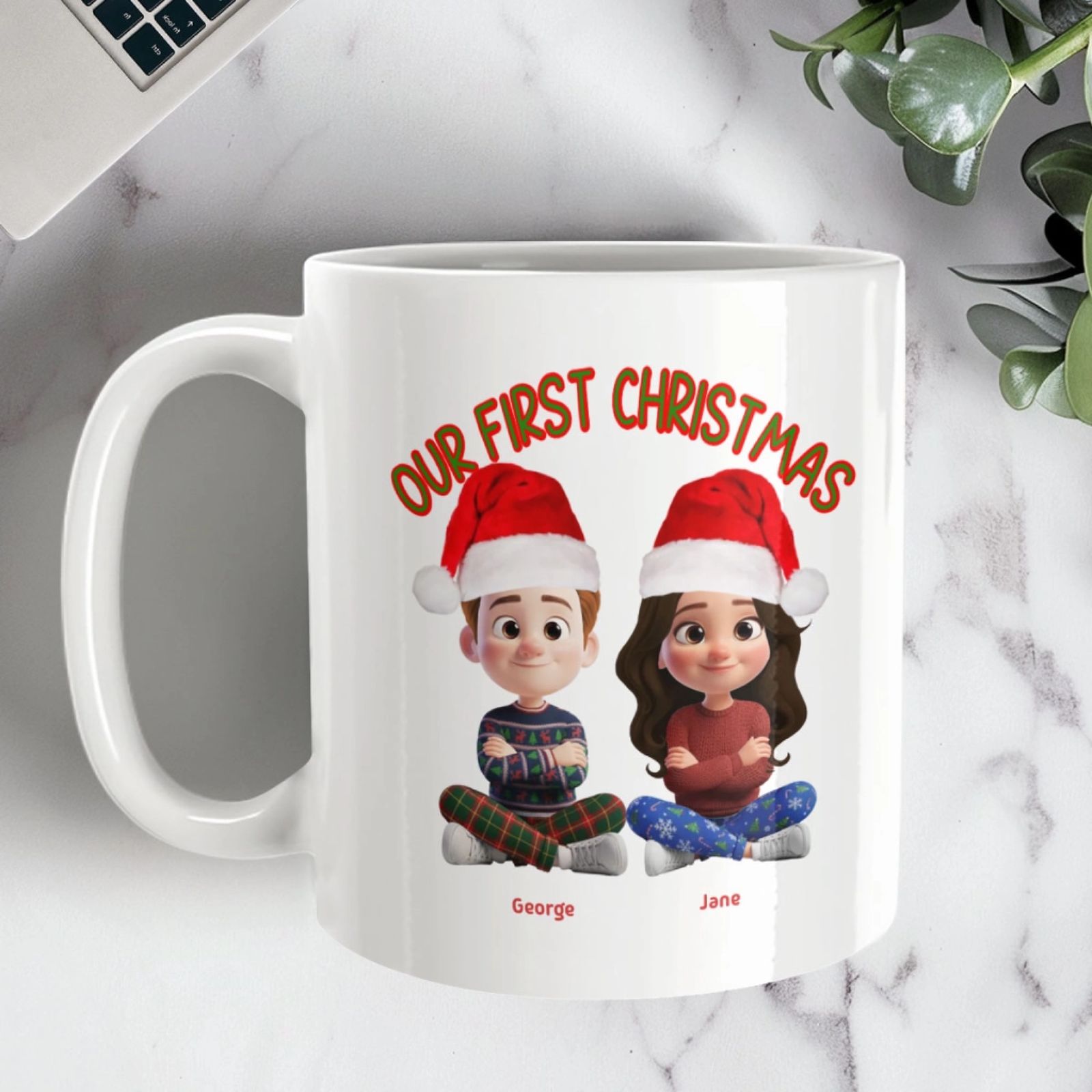 Personlige Krus - Vår Første Jul
