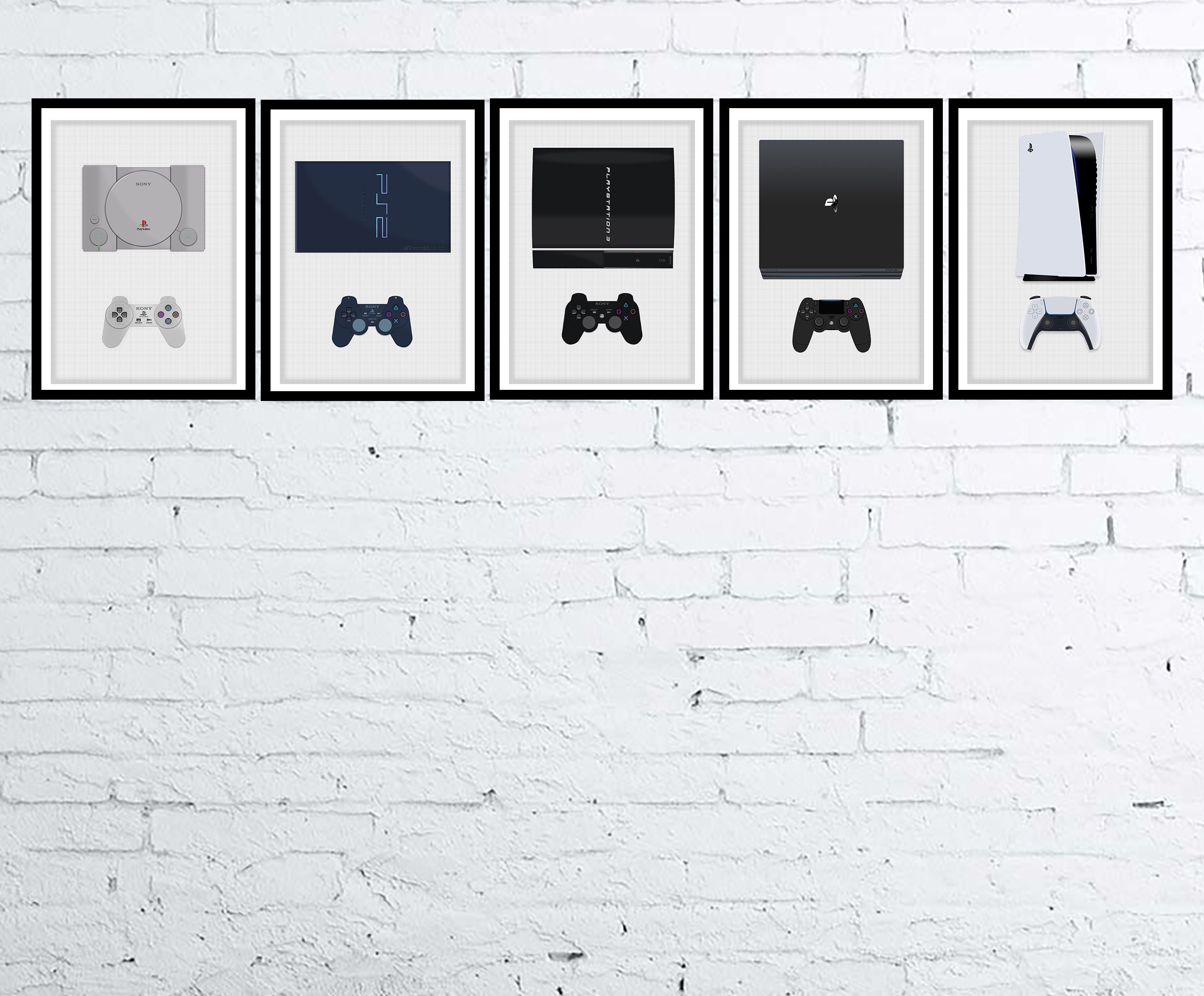 Plakater - Playstation Gamer / sett med 5