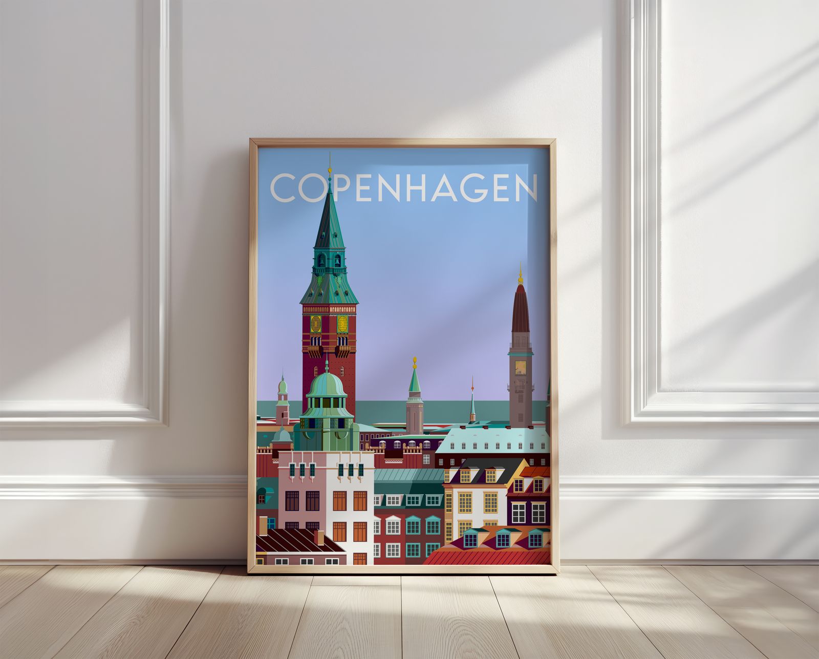 Plakat - København Bybilde