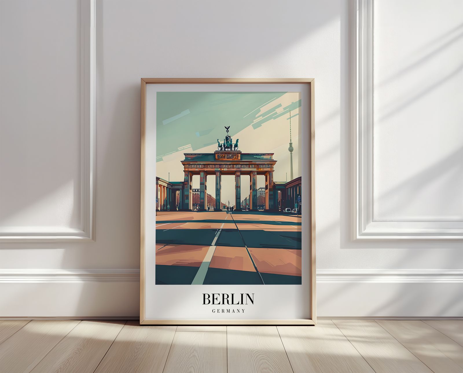 Plakat - Berlin illustrasjon