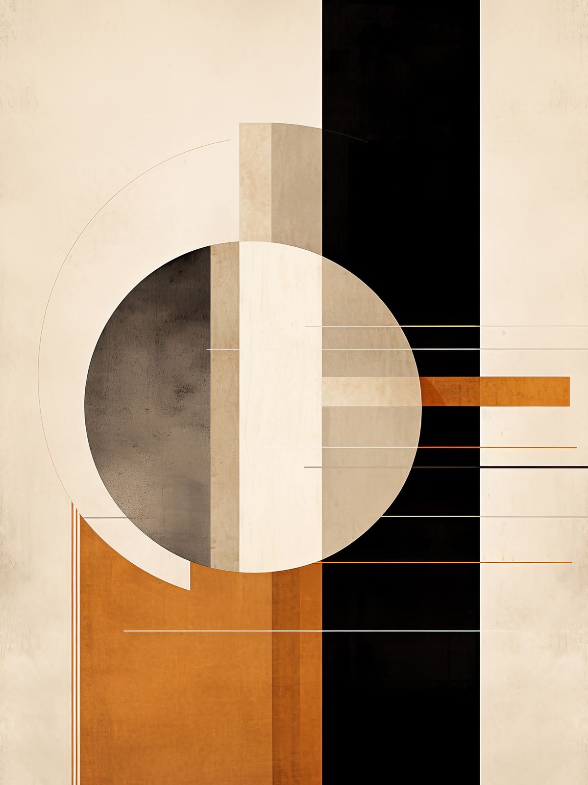 Plakat - Abstrakt Geometrisk Design