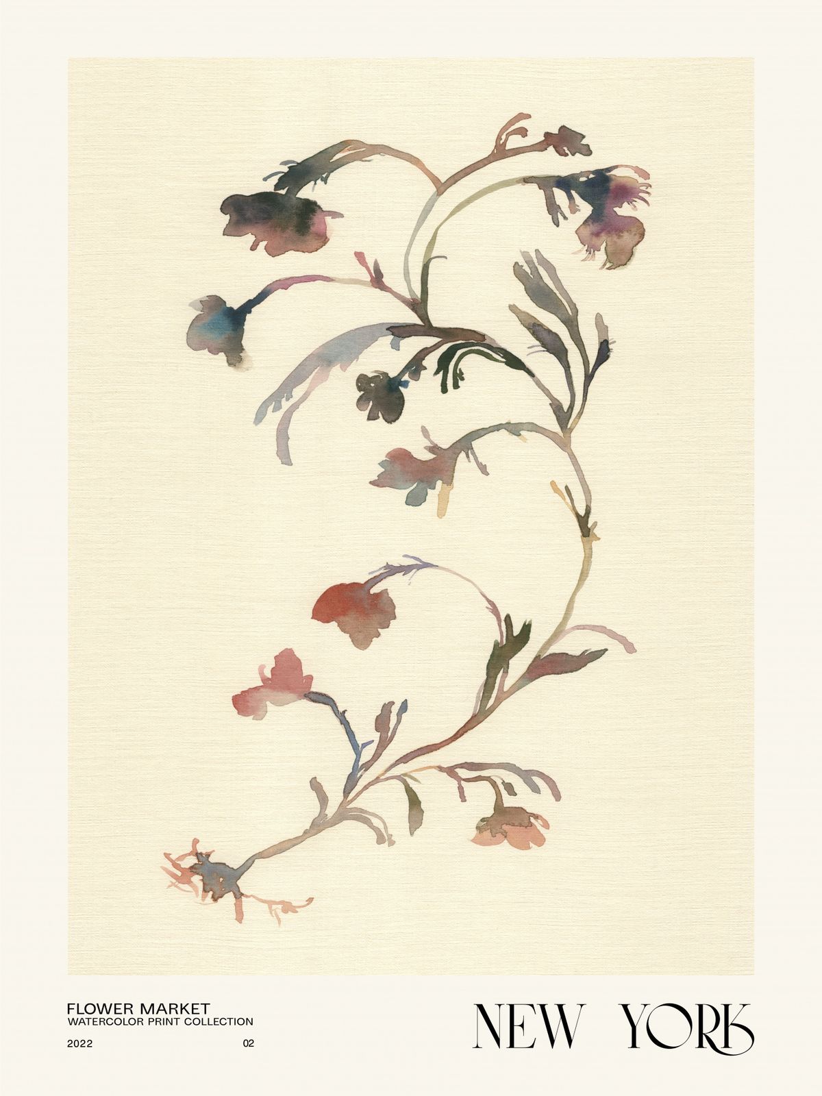Plakat - Blomstermarked New York