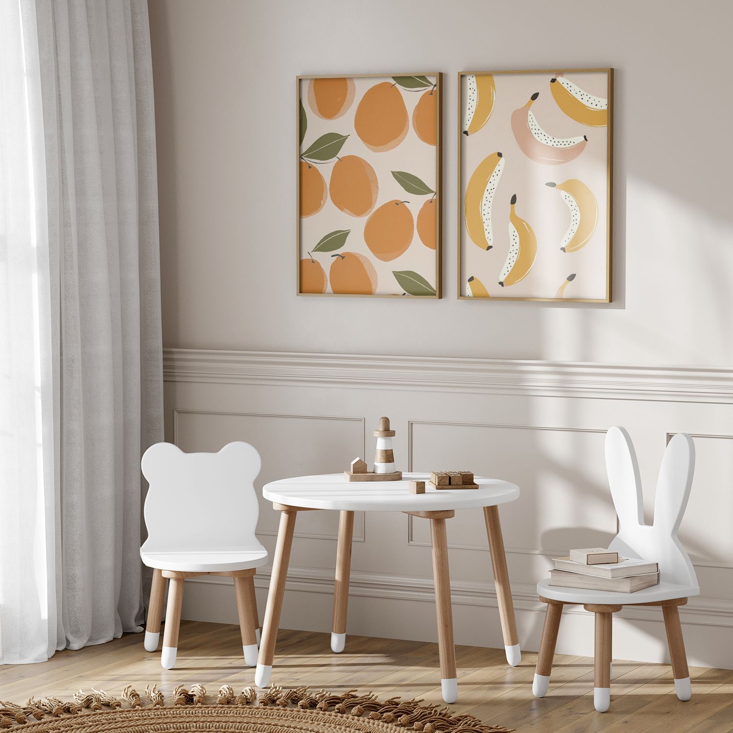 Plakat - Frukt Kunst / Sett med 2