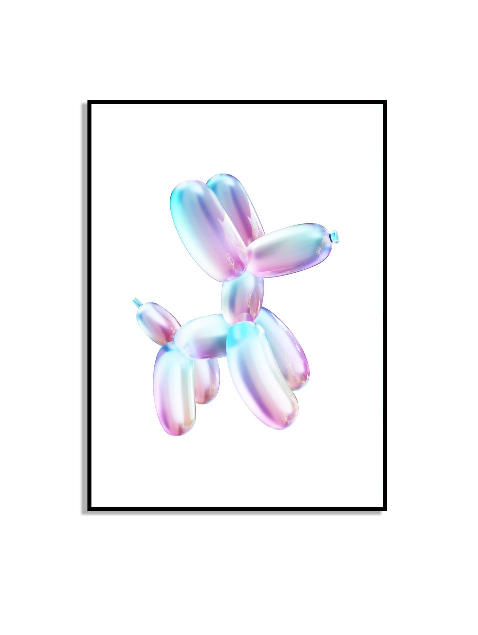 Ballonghund Kunst Veggplakat