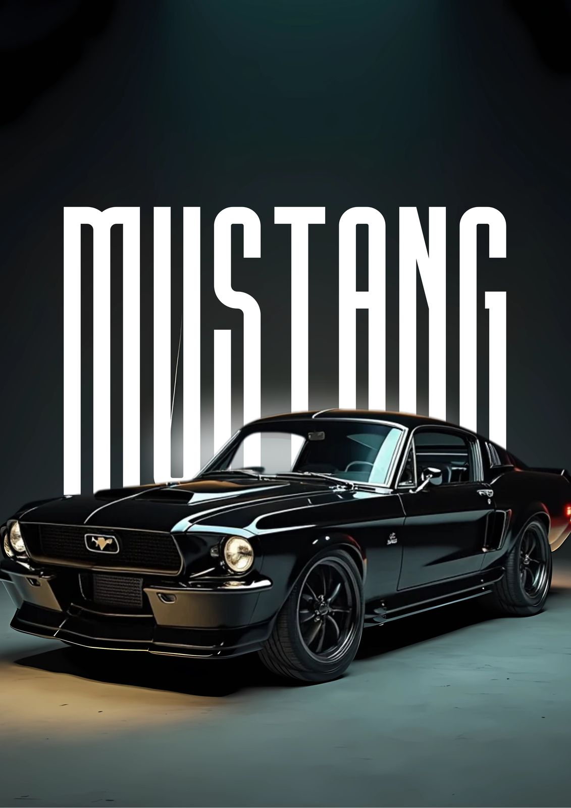 Plakat - Mustangbil