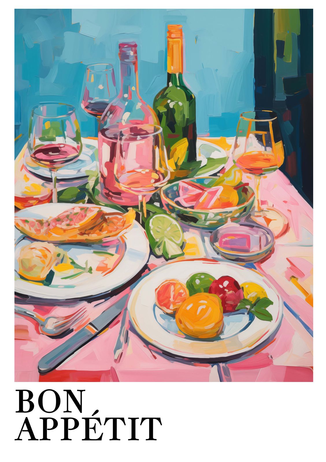 Plakat - Bon Appétit Kunstverk