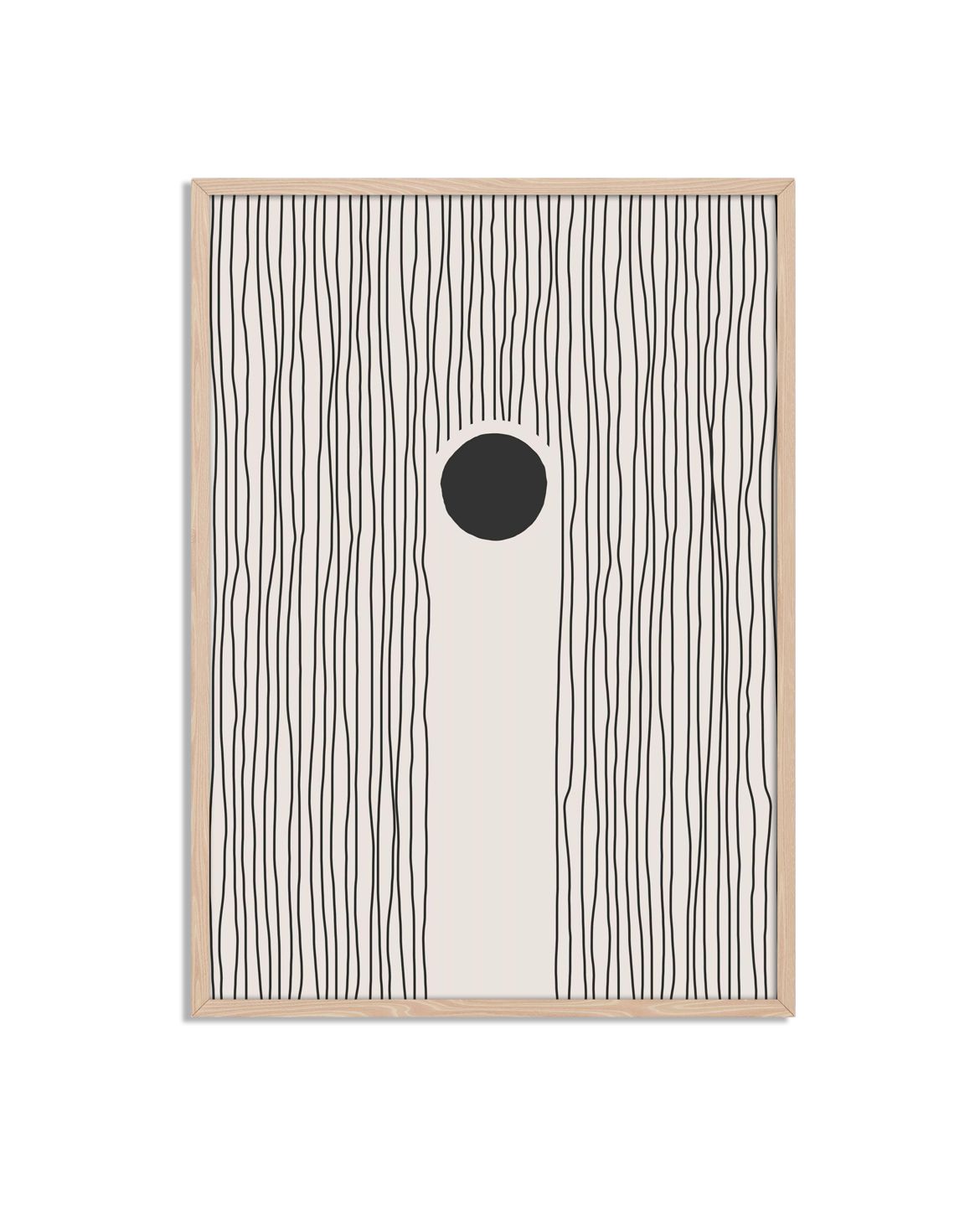 Abstrakte Minimalistiske Linjer Plakat