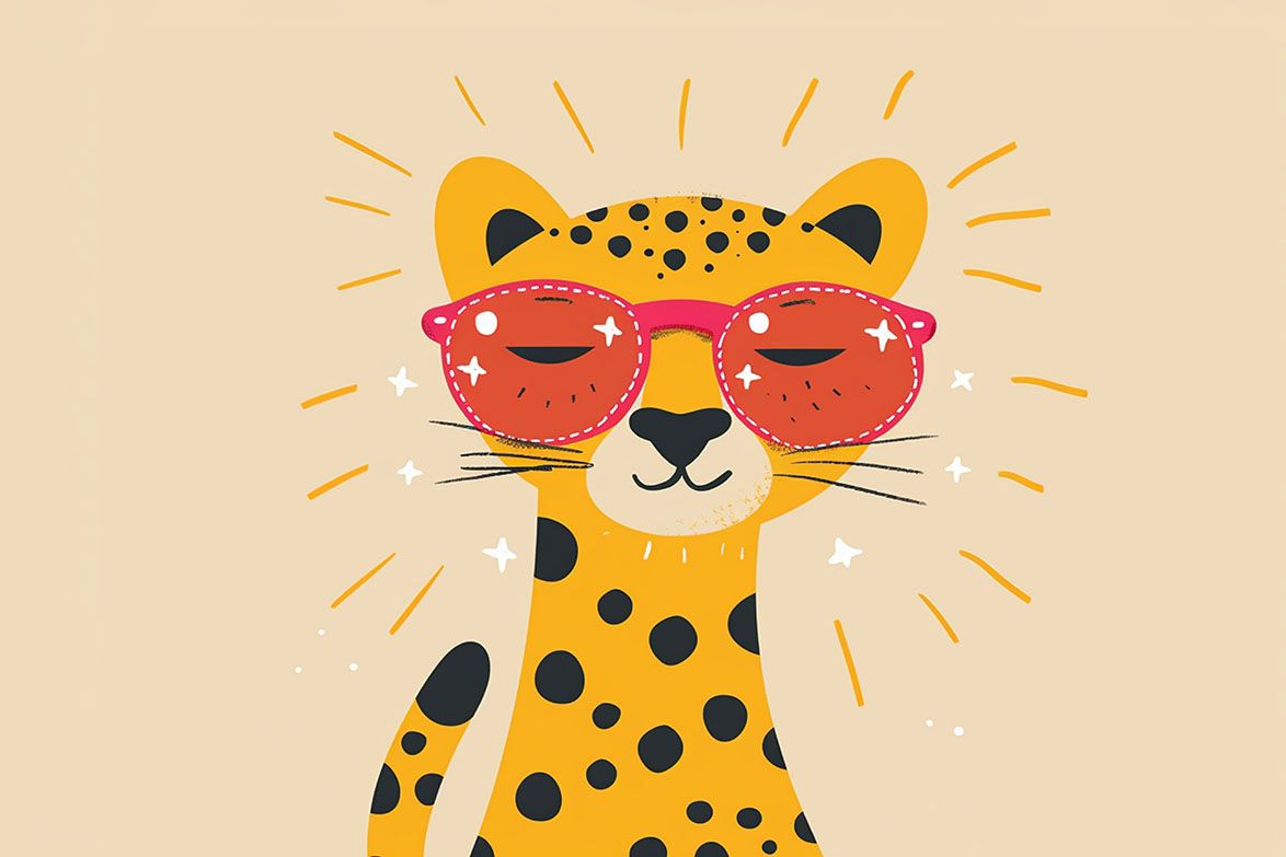 Plakat - Gepard Cool