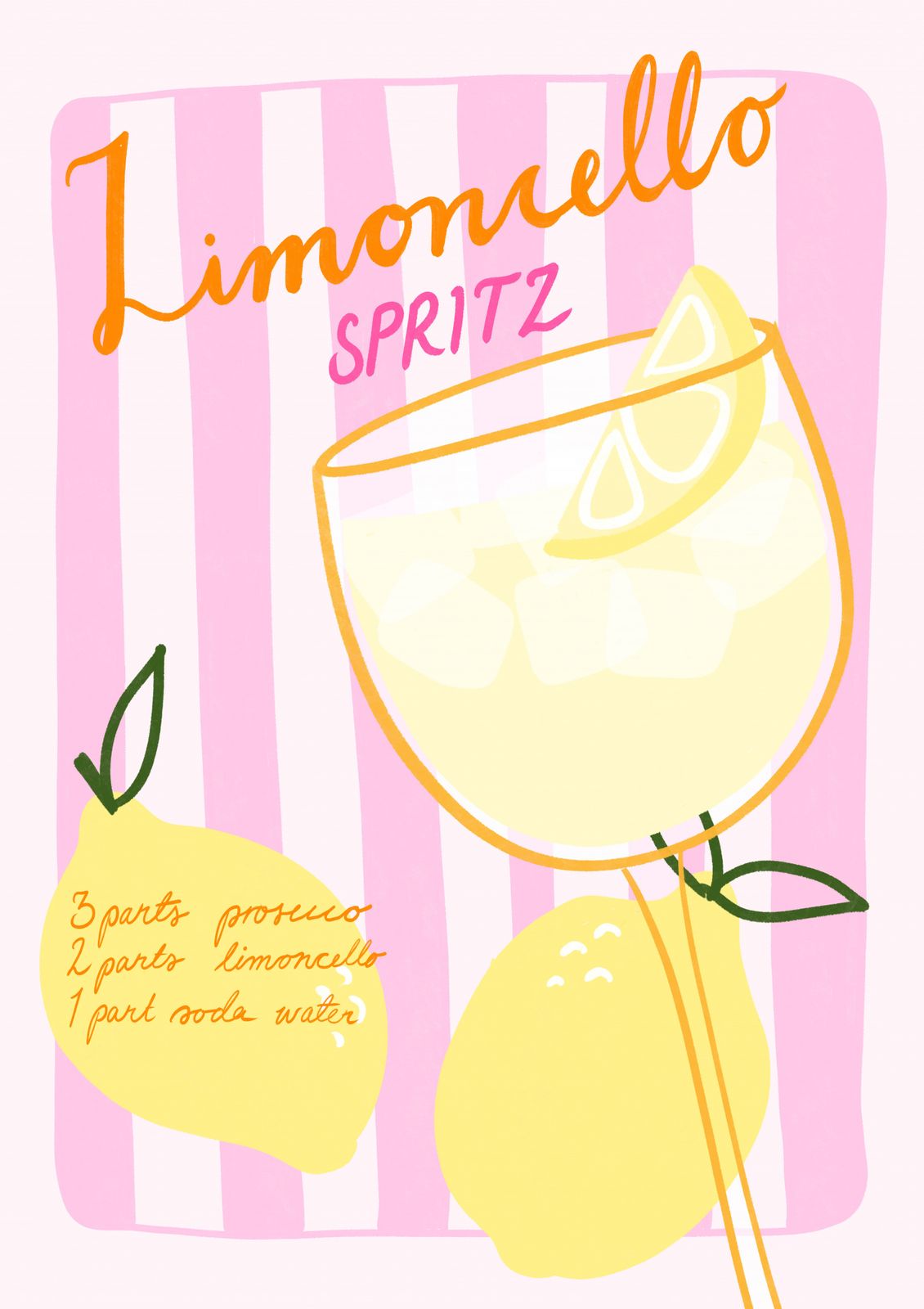 Plakat - Limoncello Spritz