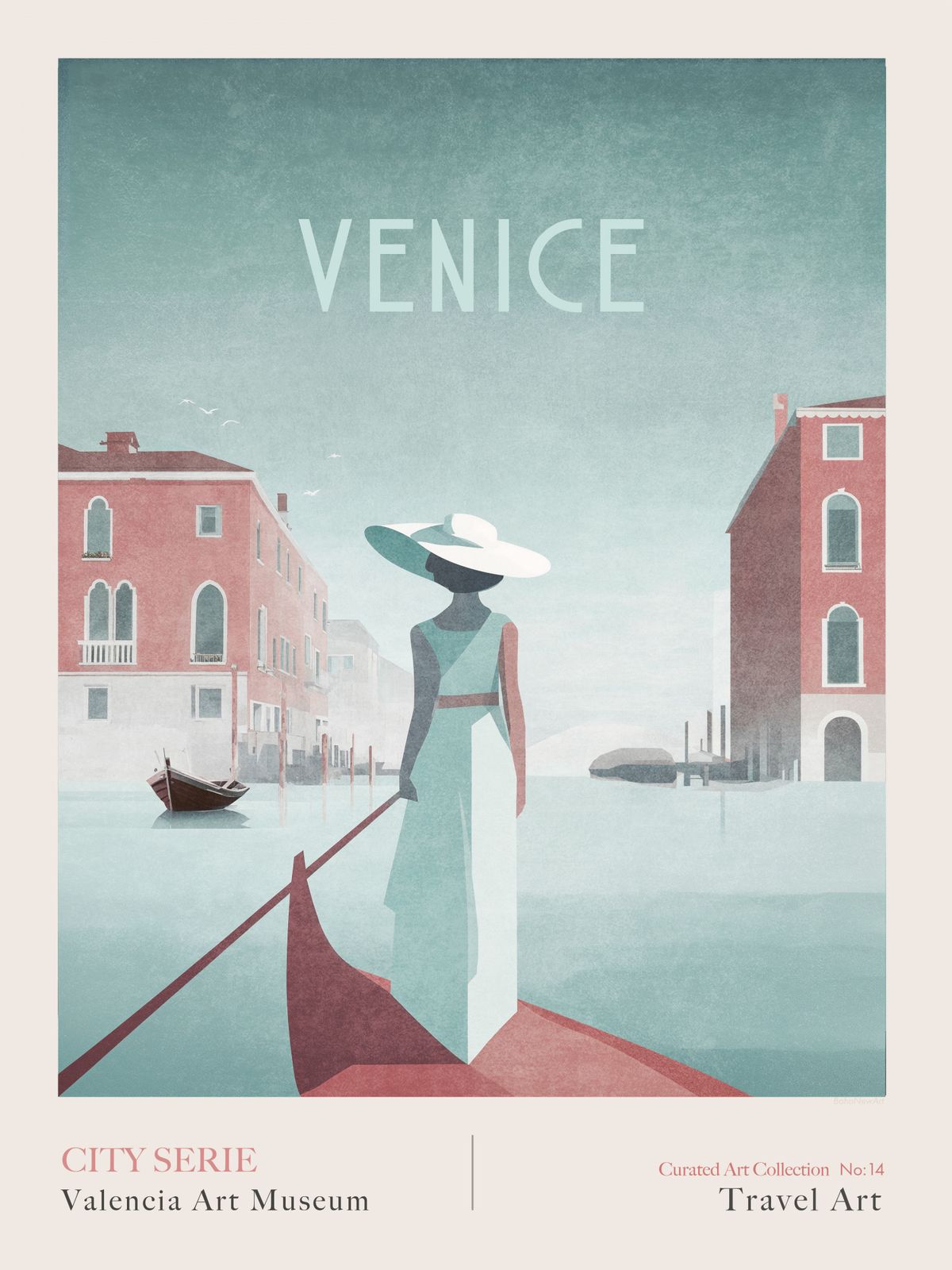 Plakat - Venezia reise kunst