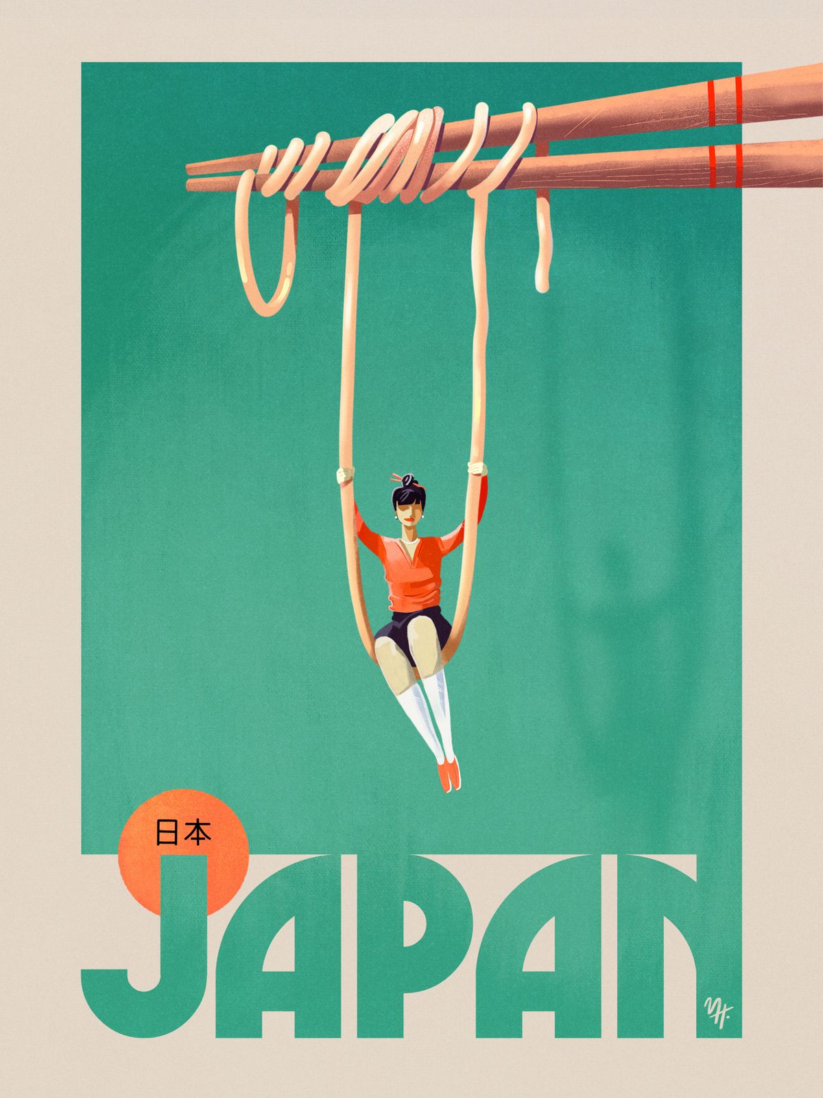 Plakat - Japan Kunstverk