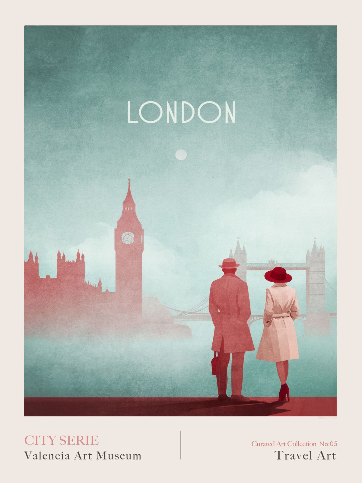 Plakat - London reise kunst