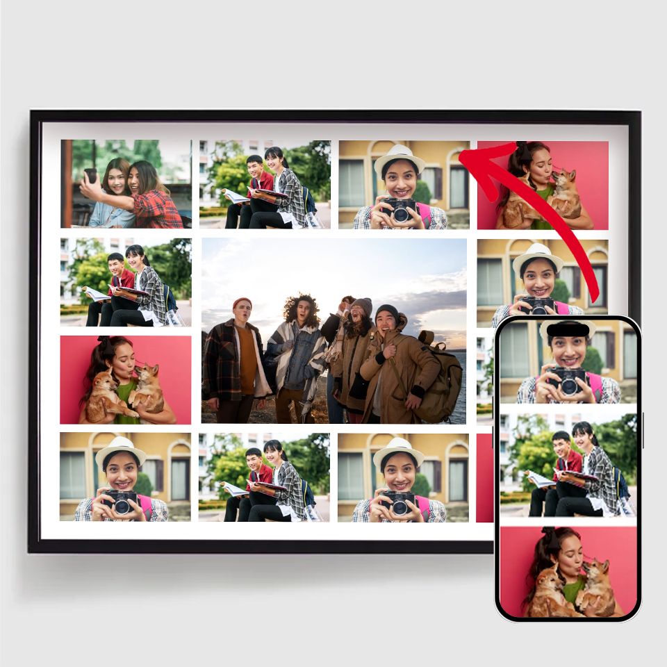 'Personlige Plakater - Last opp dine egne bilder - 13 Bilder Horisontalt'