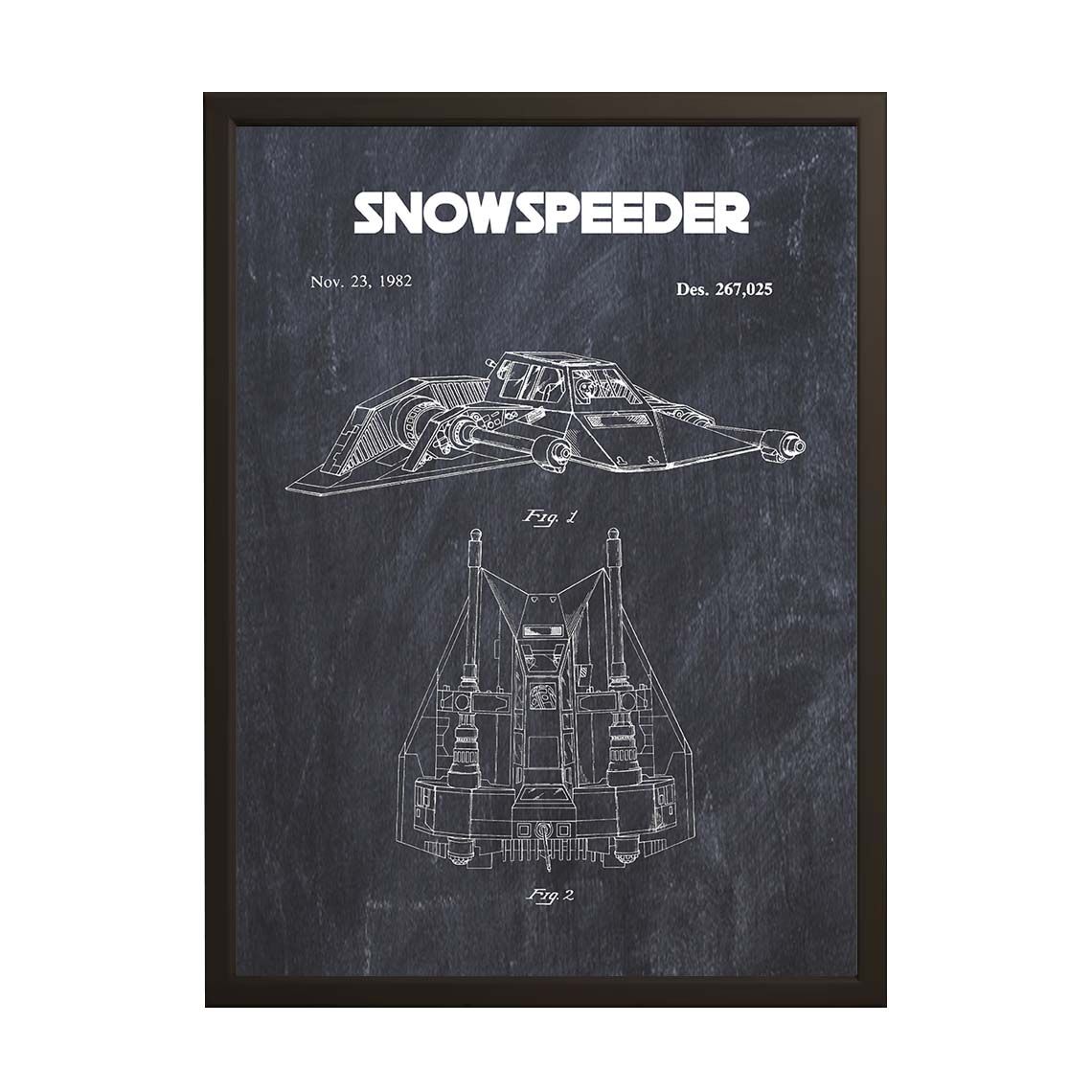 Patentskitse Plakat - Snowspeeder