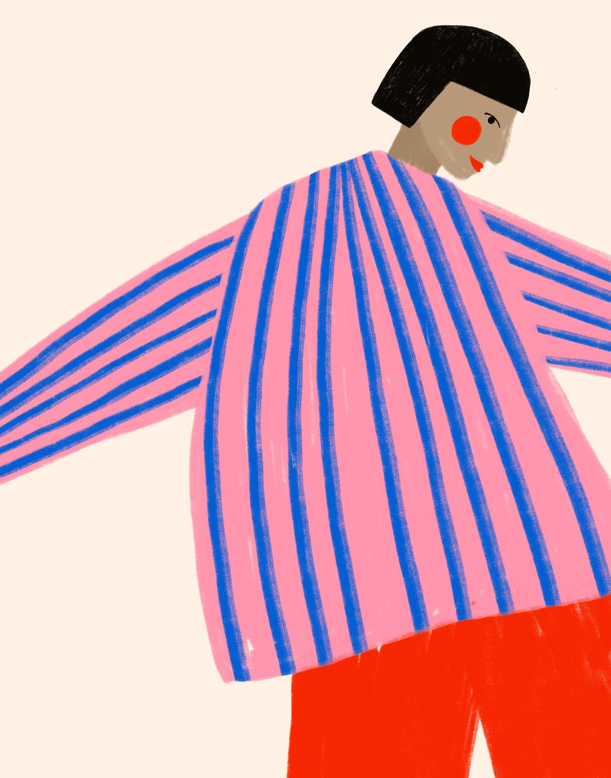 Plakat - Abstrakt Figur