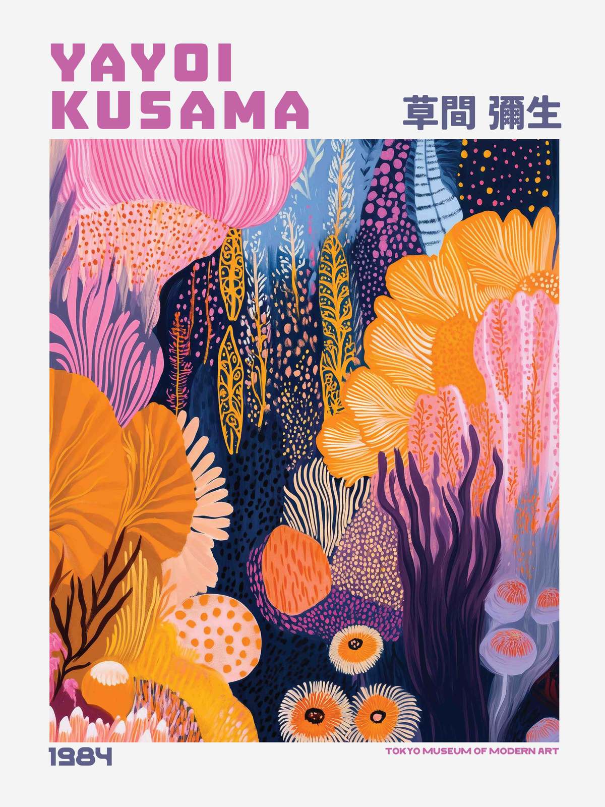 Plakat - Yayoi Kusama Kunstverk