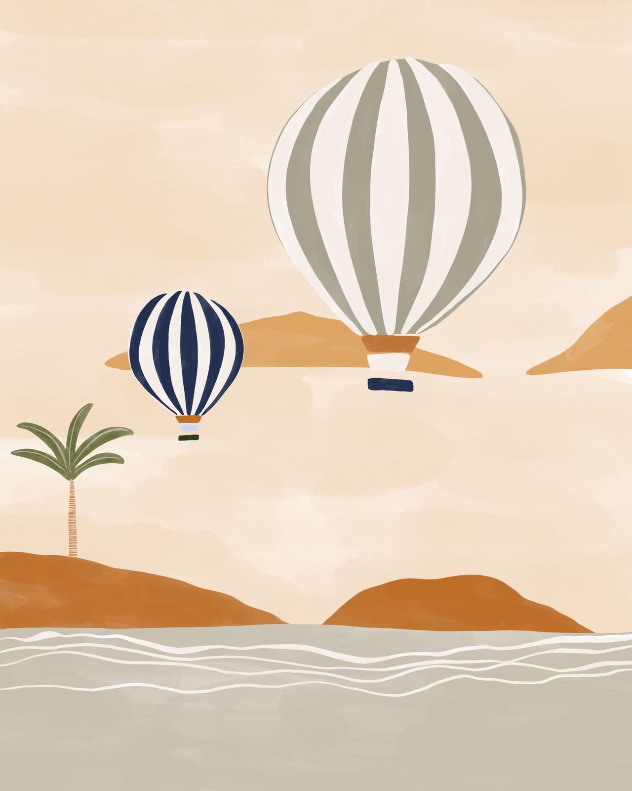 Plakat - Varmluftballonger