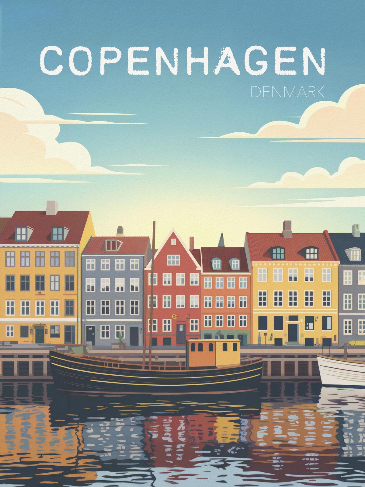 Poster - København Danmark